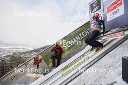 03.01.2019, Innsbruck, Austria (AUT): Junshiro Kobayashi (JPN) - FIS world cup ski jumping, four hills tournament, individual HS130 qualification, Innsbruck (AUT). www.nordicfocus.com. © Rauschendorfer/NordicFocus. Every downloaded picture is fee-liable.