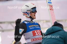 04.01.2019, Innsbruck, Austria (AUT): Andreas Stjernen (NOR) - FIS world cup ski jumping, four hills tournament, individual HS130, Innsbruck (AUT). www.nordicfocus.com. © Rauschendorfer/NordicFocus. Every downloaded picture is fee-liable.