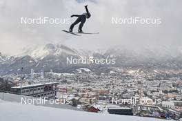 03.01.2019, Innsbruck, Austria (AUT): Clemens Aigner (AUT) - FIS world cup ski jumping, four hills tournament, individual HS130 qualification, Innsbruck (AUT). www.nordicfocus.com. © Rauschendorfer/NordicFocus. Every downloaded picture is fee-liable.