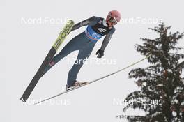 06.01.2019, Bischofshofen, Austria (AUT): Karl Geiger (GER) - FIS world cup ski jumping, four hills tournament, individual HS140, Bischofshofen (AUT). www.nordicfocus.com. © Rauschendorfer/NordicFocus. Every downloaded picture is fee-liable.