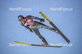 12.01.2019, Val di Fiemme, Italy (ITA): Andreas Wellinger (GER) - FIS world cup ski jumping, individual HS135, Val di Fiemme (ITA). www.nordicfocus.com. © Modica/NordicFocus. Every downloaded picture is fee-liable.