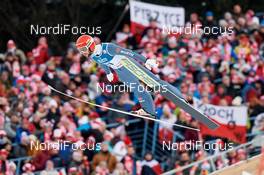 20.01.2019, Zakopane, Poland (POL): Markus Eisenbichler (GER) - FIS world cup ski jumping, individual HS140, Zakopane (POL). www.nordicfocus.com. © Rauschendorfer/NordicFocus. Every downloaded picture is fee-liable.