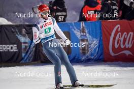 19.01.2019, Zakopane, Poland (POL): Markus Eisenbichler (GER) - FIS world cup ski jumping, team HS140, Zakopane (POL). www.nordicfocus.com. © Rauschendorfer/NordicFocus. Every downloaded picture is fee-liable.