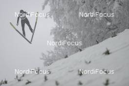 03.02.2019, Oberstdorf, Germany (GER): Sabirzhan Muminov (KAZ) - FIS ski flying world cup, individual HS235, Oberstdorf (GER). www.nordicfocus.com. © Thibaut/NordicFocus. Every downloaded picture is fee-liable.
