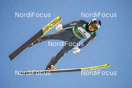 10.02.2019, Lahti, Finland (FIN): Andreas Wellinger (GER) - FIS world cup ski jumping, indvidual HS130, Lahti (FIN). www.nordicfocus.com. © Modica/NordicFocus. Every downloaded picture is fee-liable.