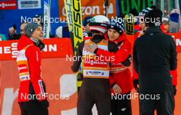 15.02.2019 Willingen, Germany (GER): Piotr Zyla, Jakub Wolny (POL) (l-r)  - FIS world cup ski jumping, team HS145, Willingen (GER). www.nordicfocus.com. © Volk/NordicFocus. Every downloaded picture is fee-liable.