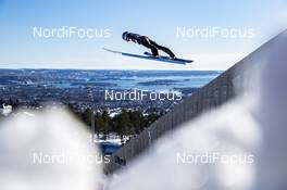 10.03.2019, Oslo, Norway (NOR): Marius Lindvik (NOR) - FIS world cup ski jumping, individual HS134, Oslo (NOR). www.nordicfocus.com. © Modica/NordicFocus. Every downloaded picture is fee-liable.