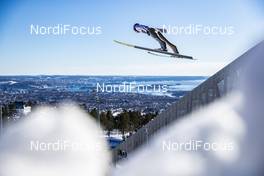 10.03.2019, Oslo, Norway (NOR): Andreas Wellinger (GER) - FIS world cup ski jumping, individual HS134, Oslo (NOR). www.nordicfocus.com. © Modica/NordicFocus. Every downloaded picture is fee-liable.