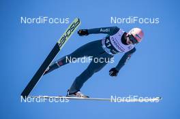 10.03.2019, Oslo, Norway (NOR): Karl Geiger (GER) - FIS world cup ski jumping, individual HS134, Oslo (NOR). www.nordicfocus.com. © Modica/NordicFocus. Every downloaded picture is fee-liable.