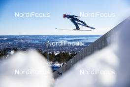 10.03.2019, Oslo, Norway (NOR): Constantin Schmid (GER) - FIS world cup ski jumping, individual HS134, Oslo (NOR). www.nordicfocus.com. © Modica/NordicFocus. Every downloaded picture is fee-liable.