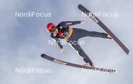22.03.2019, Planica, Slovenia (SLO): Constantin Schmid (GER) - FIS world cup ski flying, individual HS240, Planica (SLO). www.nordicfocus.com. © Nordicfocus/EXPA/JFK. Every downloaded picture is fee-liable.