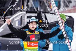 22.03.2019, Planica, Slovenia (SLO): Ryoyu Kobayashi (JPN) - FIS world cup ski flying, individual HS240, Planica (SLO). www.nordicfocus.com. © Nordicfocus/EXPA/JFK. Every downloaded picture is fee-liable.