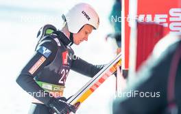 22.03.2019, Planica, Slovenia (SLO): Daniel Huber (AUT) - FIS world cup ski flying, individual HS240, Planica (SLO). www.nordicfocus.com. © Nordicfocus/EXPA/JFK. Every downloaded picture is fee-liable.