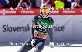 24.03.2019, Planica, Slovenia (SLO): Stefan Kraft (AUT) - FIS world cup ski flying, individual HS240, Planica (SLO). www.nordicfocus.com. © Nordicfocus/EXPA/JFK. Every downloaded picture is fee-liable.