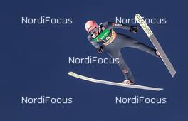 24.03.2019, Planica, Slovenia (SLO): Karl Geiger (GER) - FIS world cup ski flying, individual HS240, Planica (SLO). www.nordicfocus.com. © Nordicfocus/EXPA/JFK. Every downloaded picture is fee-liable.