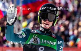 24.03.2019, Planica, Slovenia (SLO): Peter Prevc (SLO) - FIS world cup ski flying, individual HS240, Planica (SLO). www.nordicfocus.com. © Nordicfocus/EXPA/JFK. Every downloaded picture is fee-liable.