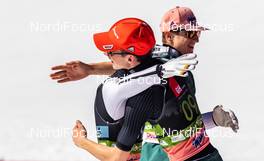 23.03.2019, Planica, Slovenia (SLO): Markus Eisenbichler (GER), Constantin Schmid (GER) - FIS world cup ski flying, team HS240, Planica (SLO). www.nordicfocus.com. © Nordicfocus/EXPA/JFK. Every downloaded picture is fee-liable.