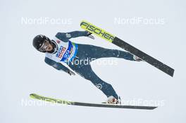 01.03.2019, Seefeld, Austria (AUT): Kevin Bickner (USA) - FIS nordic world ski championships, ski jumping, individual HS109, Seefeld (AUT). www.nordicfocus.com. © THIBAUT/NordicFocus. Every downloaded picture is fee-liable.