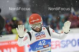 01.03.2019, Seefeld, Austria (AUT): Markus Eisenbichler (GER) - FIS nordic world ski championships, ski jumping, individual HS109, Seefeld (AUT). www.nordicfocus.com. © THIBAUT/NordicFocus. Every downloaded picture is fee-liable.