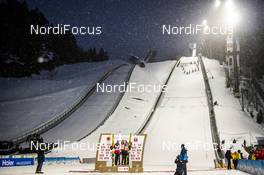 01.03.2019, Seefeld, Austria (AUT): Kamil Stoch (POL), Dawid Kubacki (POL), Stefan Kraft (AUT), (l-r) - FIS nordic world ski championships, ski jumping, individual HS109, Seefeld (AUT). www.nordicfocus.com. © THIBAUT/NordicFocus. Every downloaded picture is fee-liable.
