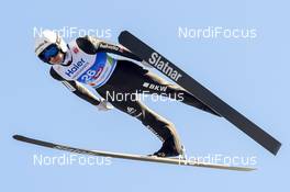 23.02.2019, Innsbruck, Austria (AUT): Simon Ammann (SUI) - FIS nordic world ski championships, ski jumping, individual HS130, Innsbruck (AUT). www.nordicfocus.com. © THIBAUT/NordicFocus. Every downloaded picture is fee-liable.