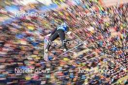 23.02.2019, Innsbruck, Austria (AUT): Eetu Nousiainen (FIN) - FIS nordic world ski championships, ski jumping, individual HS130, Innsbruck (AUT). www.nordicfocus.com. © THIBAUT/NordicFocus. Every downloaded picture is fee-liable.