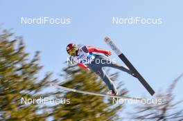 23.02.2019, Innsbruck, Austria (AUT): Dmitriy Vassiliev (RUS) - FIS nordic world ski championships, ski jumping, individual HS130, Innsbruck (AUT). www.nordicfocus.com. © THIBAUT/NordicFocus. Every downloaded picture is fee-liable.