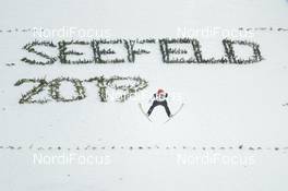 02.03.2019, Seefeld, Austria (AUT): Markus Eisenbichler (GER) - FIS nordic world ski championships, ski jumping, mixed team HS109, Seefeld (AUT). www.nordicfocus.com. © THIBAUT/NordicFocus. Every downloaded picture is fee-liable.