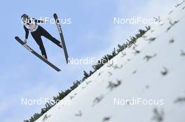02.03.2019, Seefeld, Austria (AUT): Veronika Shishkina (KAZ) - FIS nordic world ski championships, ski jumping, mixed team HS109, Seefeld (AUT). www.nordicfocus.com. © THIBAUT/NordicFocus. Every downloaded picture is fee-liable.