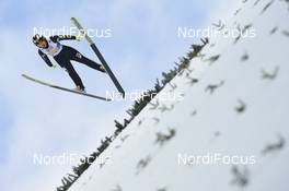 02.03.2019, Seefeld, Austria (AUT): Lara Malsiner (ITA) - FIS nordic world ski championships, ski jumping, mixed team HS109, Seefeld (AUT). www.nordicfocus.com. © THIBAUT/NordicFocus. Every downloaded picture is fee-liable.