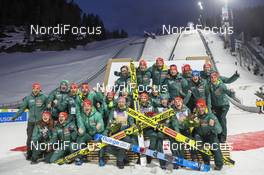 02.03.2019, Seefeld, Austria (AUT): Team Germany Feature - FIS nordic world ski championships, ski jumping, mixed team HS109, Seefeld (AUT). www.nordicfocus.com. © THIBAUT/NordicFocus. Every downloaded picture is fee-liable.
