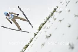02.03.2019, Seefeld, Austria (AUT): Hunor Farkas (ROU) - FIS nordic world ski championships, ski jumping, mixed team HS109, Seefeld (AUT). www.nordicfocus.com. © THIBAUT/NordicFocus. Every downloaded picture is fee-liable.