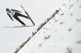 02.03.2019, Seefeld, Austria (AUT): Sabirzhan Muminov (KAZ) - FIS nordic world ski championships, ski jumping, mixed team HS109, Seefeld (AUT). www.nordicfocus.com. © THIBAUT/NordicFocus. Every downloaded picture is fee-liable.