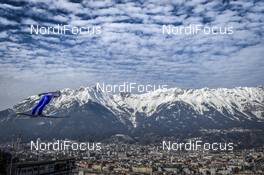 24.02.2019, Innsbruck, Austria (AUT): Patrick Gasienica (USA) - FIS nordic world ski championships, ski jumping, team HS130, Innsbruck (AUT). www.nordicfocus.com. © THIBAUT/NordicFocus. Every downloaded picture is fee-liable.