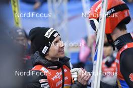 24.02.2019, Innsbruck, Austria (AUT): Simon Ammann (SUI) - FIS nordic world ski championships, ski jumping, team HS130, Innsbruck (AUT). www.nordicfocus.com. © THIBAUT/NordicFocus. Every downloaded picture is fee-liable.