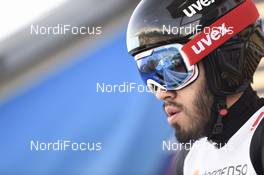 20.02.2019, Innsbruck, Austria (AUT): Sabirzhan Muminov (KAZ) - FIS nordic world ski championships, ski jumping, training, Innsbruck (AUT). www.nordicfocus.com. © THIBAUT/NordicFocus. Every downloaded picture is fee-liable.