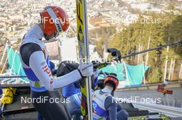 20.02.2019, Innsbruck, Austria (AUT): Markus Eisenbichler (GER) - FIS nordic world ski championships, ski jumping, training, Innsbruck (AUT). www.nordicfocus.com. © THIBAUT/NordicFocus. Every downloaded picture is fee-liable.