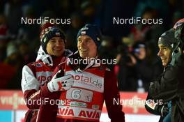 14.12.2019, Klingenthal, Germany (GER): Kamil Stoch (POL), Piotr Zyla (POL), Jakub Wolny (POL), Group (l-r) - FIS world cup ski jumping, team HS140, Klingenthal (GER). www.nordicfocus.com. © Reichert/NordicFocus. Every downloaded picture is fee-liable.