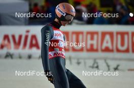 14.12.2019, Klingenthal, Germany (GER): Karl Geiger (GER) - FIS world cup ski jumping, team HS140, Klingenthal (GER). www.nordicfocus.com. © Reichert/NordicFocus. Every downloaded picture is fee-liable.