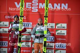 21.12.2019, Engelberg, Switzerland (SUI): Karl Geiger (GER), Podium - FIS world cup ski jumping, individual HS140, Engelberg (SUI). www.nordicfocus.com. © Reichert/NordicFocus. Every downloaded picture is fee-liable.