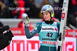 22.12.2019, Engelberg, Switzerland (SUI): Domen Prevc (SLO) - FIS world cup ski jumping, individual HS140, Engelberg (SUI). www.nordicfocus.com. © Reichert/NordicFocus. Every downloaded picture is fee-liable.