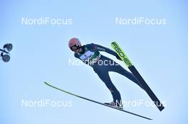 21.12.2019, Engelberg, Switzerland (SUI): Karl Geiger (GER) - FIS world cup ski jumping, training, Engelberg (SUI). www.nordicfocus.com. © Reichert/NordicFocus. Every downloaded picture is fee-liable.