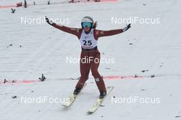 26.01.2019, Rasnov, Romania (ROU): Lea Lemare (FRA) - FIS world cup ski jumping ladies, individual HS97, Rasnov (ROU). www.nordicfocus.com. © Tumashov/NordicFocus. Every downloaded picture is fee-liable.