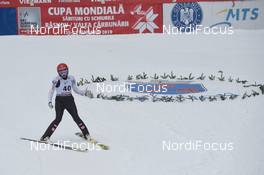26.01.2019, Rasnov, Romania (ROU): Daniela Iraschko-Stolz (AUT) - FIS world cup ski jumping ladies, individual HS97, Rasnov (ROU). www.nordicfocus.com. © Tumashov/NordicFocus. Every downloaded picture is fee-liable.