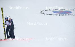 26.01.2019, Rasnov, Romania (ROU): Maren Lundby (NOR), Anna Odine Stroem (NOR) - FIS world cup ski jumping ladies, individual HS97, Rasnov (ROU). www.nordicfocus.com. © Tumashov/NordicFocus. Every downloaded picture is fee-liable.