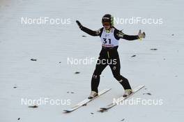 27.01.2019, Rasnov, Romania (ROU): Ursa Bogataj (SLO) - FIS world cup ski jumping ladies, individual HS97, Rasnov (ROU). www.nordicfocus.com. © Tumashov/NordicFocus. Every downloaded picture is fee-liable.