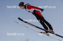 27.01.2019, Rasnov, Romania (ROU): Daniela Haralambie (ROU) - FIS world cup ski jumping ladies, individual HS97, Rasnov (ROU). www.nordicfocus.com. © Tumashov/NordicFocus. Every downloaded picture is fee-liable.