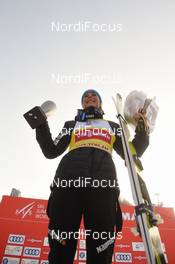 27.01.2019, Rasnov, Romania (ROU): Maren Lundby (NOR) - FIS world cup ski jumping ladies, individual HS97, Rasnov (ROU). www.nordicfocus.com. © Tumashov/NordicFocus. Every downloaded picture is fee-liable.
