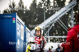 02.02.2019, Hinzenbach, Austria (AUT): Svenja Wuerth (GER) - FIS world cup ski jumping ladies, individual HS90, Hinzenbach (AUT). www.nordicfocus.com. © Modica/NordicFocus. Every downloaded picture is fee-liable.