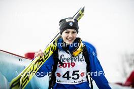 03.02.2019, Hinzenbach, Austria (AUT): Lara Malsiner (ITA) - FIS world cup ski jumping ladies, individual HS90, Hinzenbach (AUT). www.nordicfocus.com. © Modica/NordicFocus. Every downloaded picture is fee-liable.